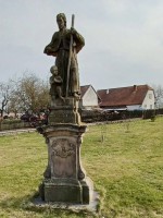 081  Socha sv. Františka Xaverského na konci obce