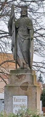 113  Socha sv. Václava nedaleko Hospice