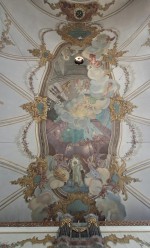 14  Strop kostela - život světce