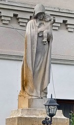 23  Zvíkov - socha Panny Marie