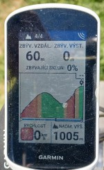 74  Na vrcholu trasy dne
