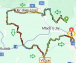 76  Trasa dne: naměřeno 39 km 