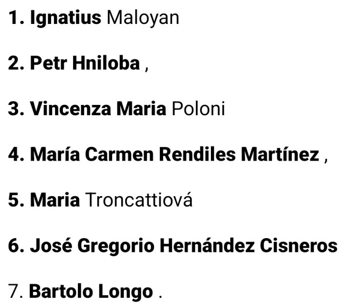 08  Litanie k "dnešním" svatořečeným... 