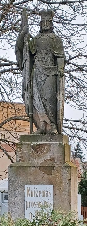 113  Socha sv. Václava nedaleko Hospice