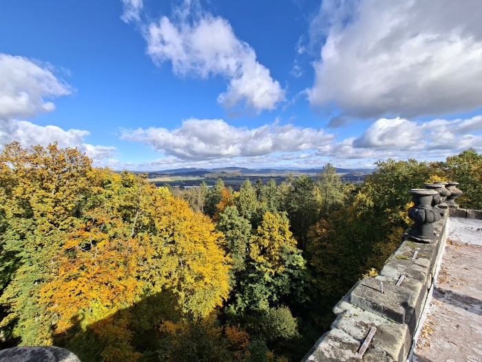 16  Výhled ze střechy kaple