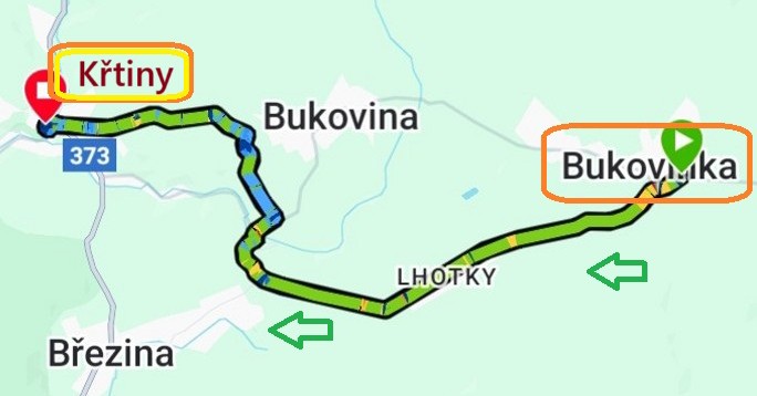 24  Trasa poutě 6 km