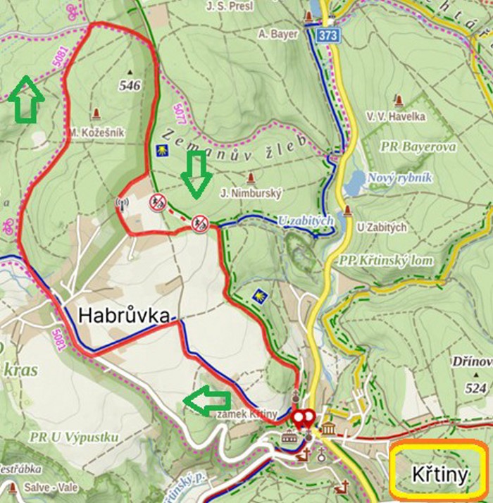 29  Poutní trasa - 7,6 km