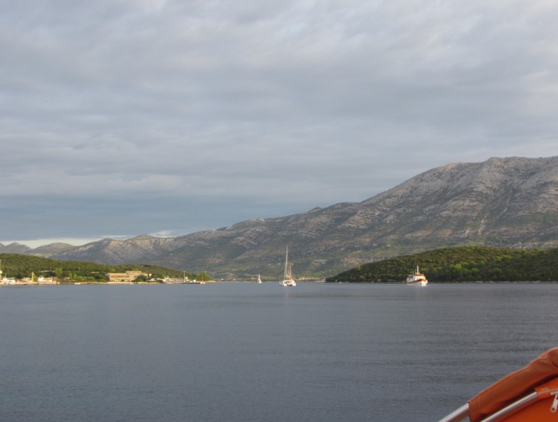 Kotvení u Korčuly