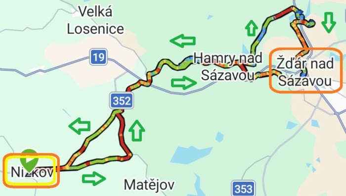 48  Trasa dne: 35 km