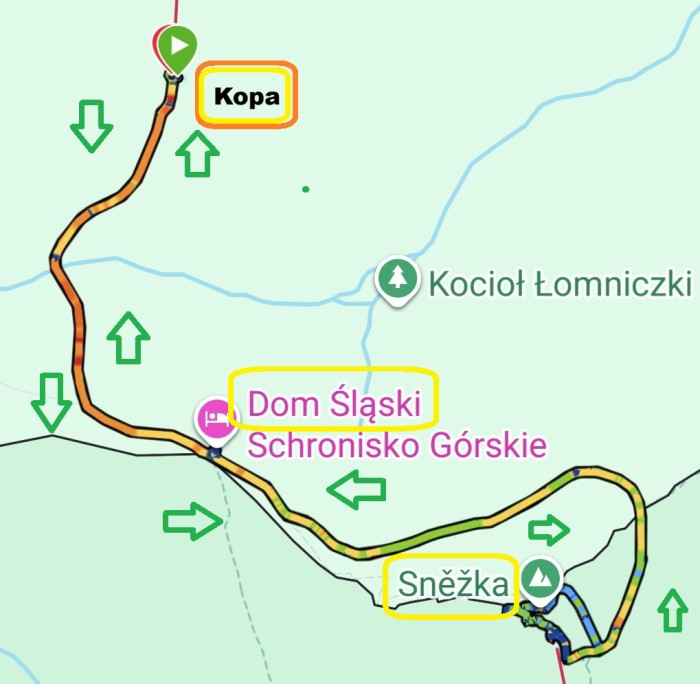 52  Trasa dne