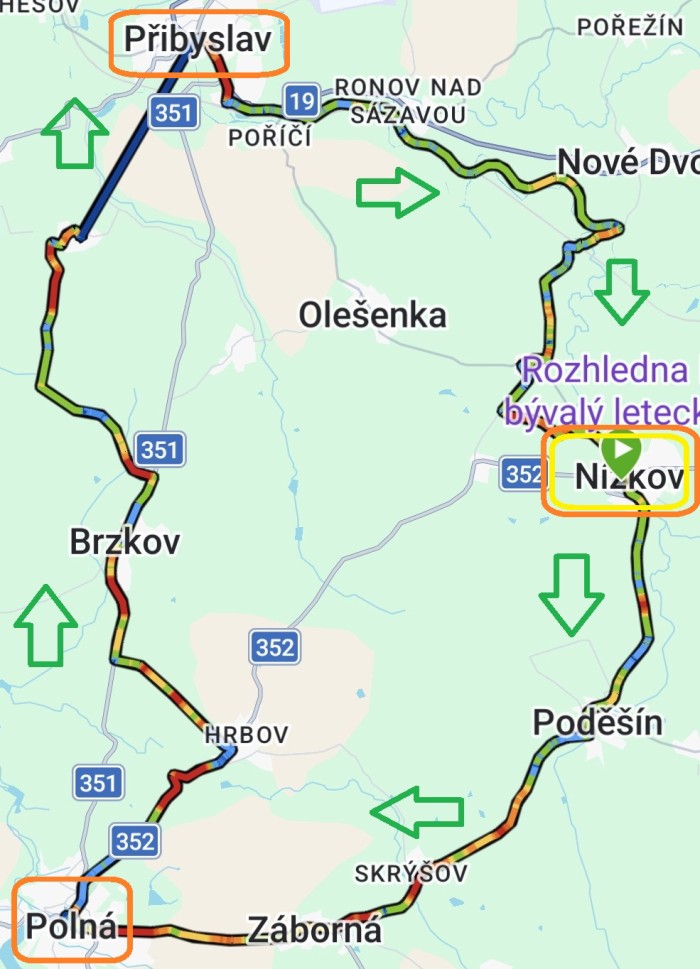 54  Trasa dne: 38 km