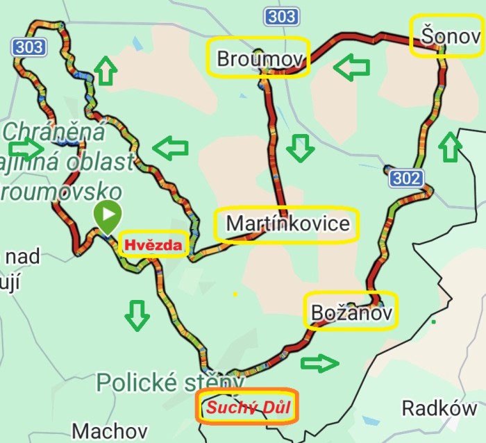 86  Trasa dne: 55,9 km
