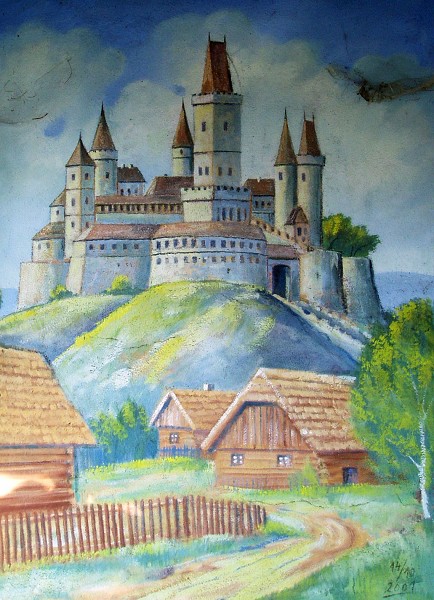 06  Dobov kresba hradu